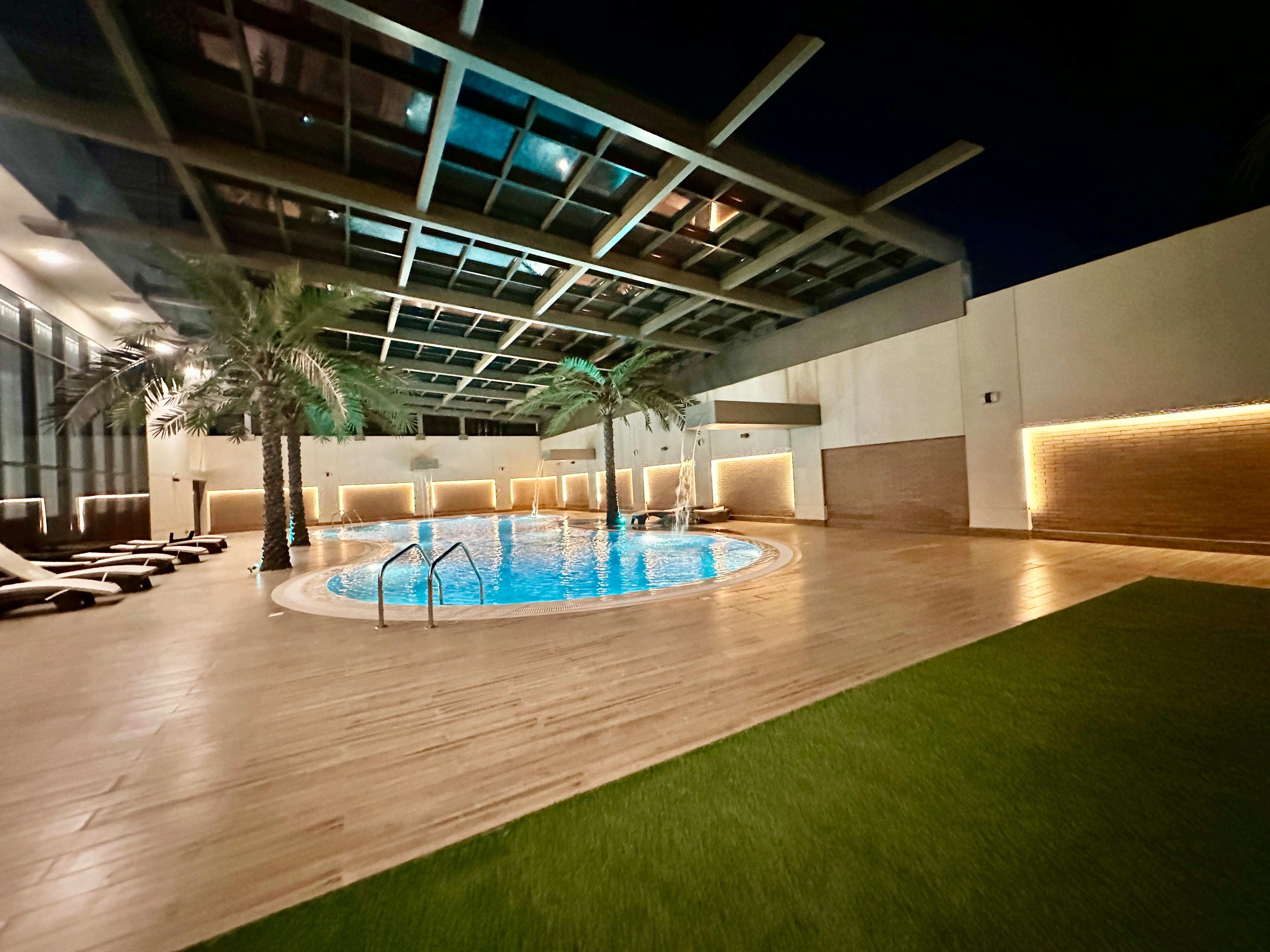 Two bedrooms semi furnished apartment with Terrace in Sabha Al Salem 