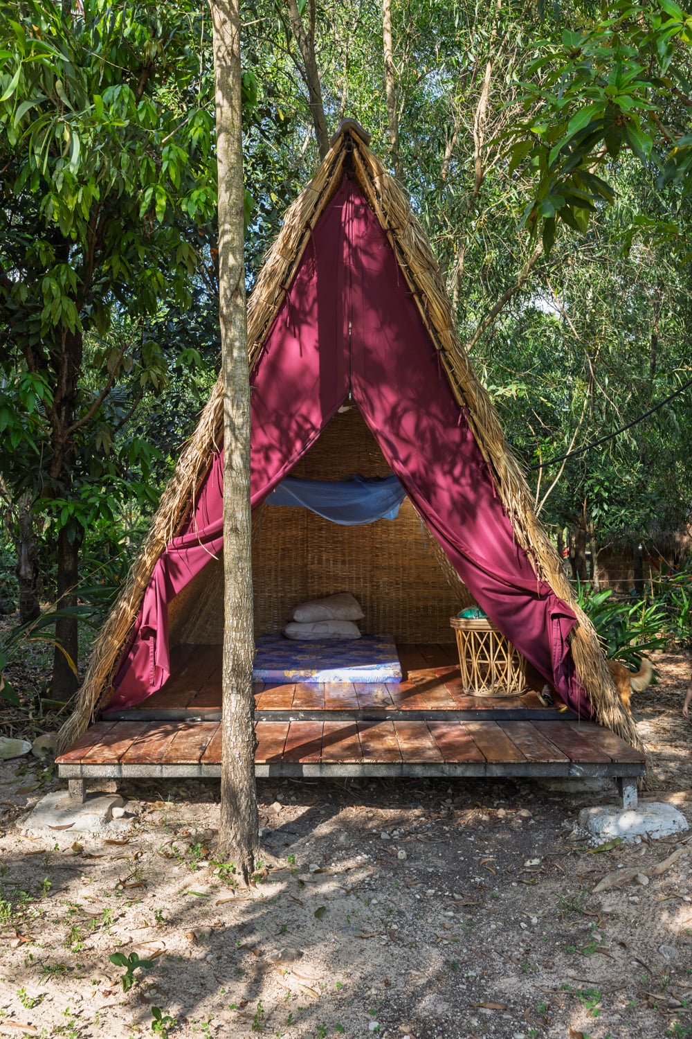 Scalable guesthouse campsite in Kampot, Cambodia