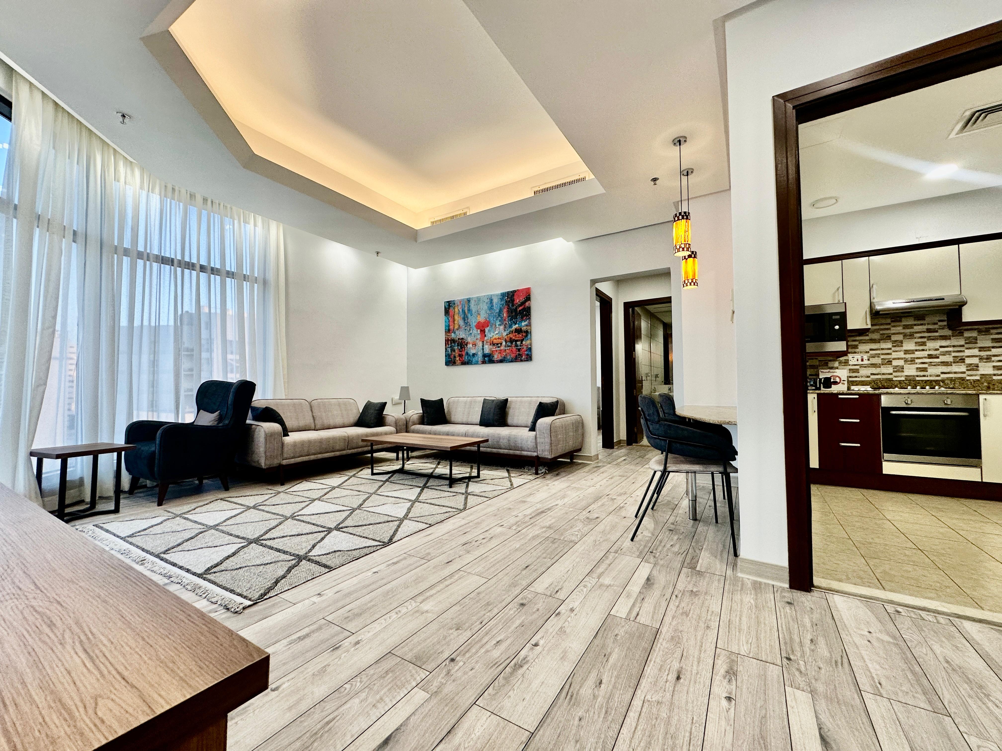 Fully furnished luxury one Bedroom Serviced Apartment For Rent in Bneid Al Qar