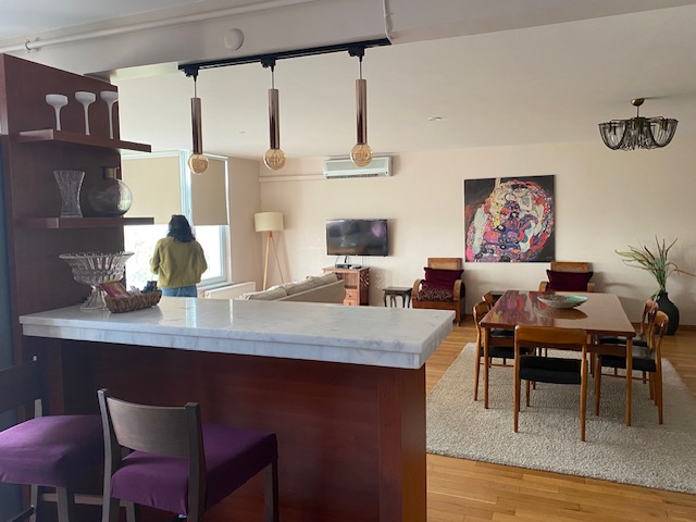 Cihangir 3+1 Nice Furnished Flat with garage 