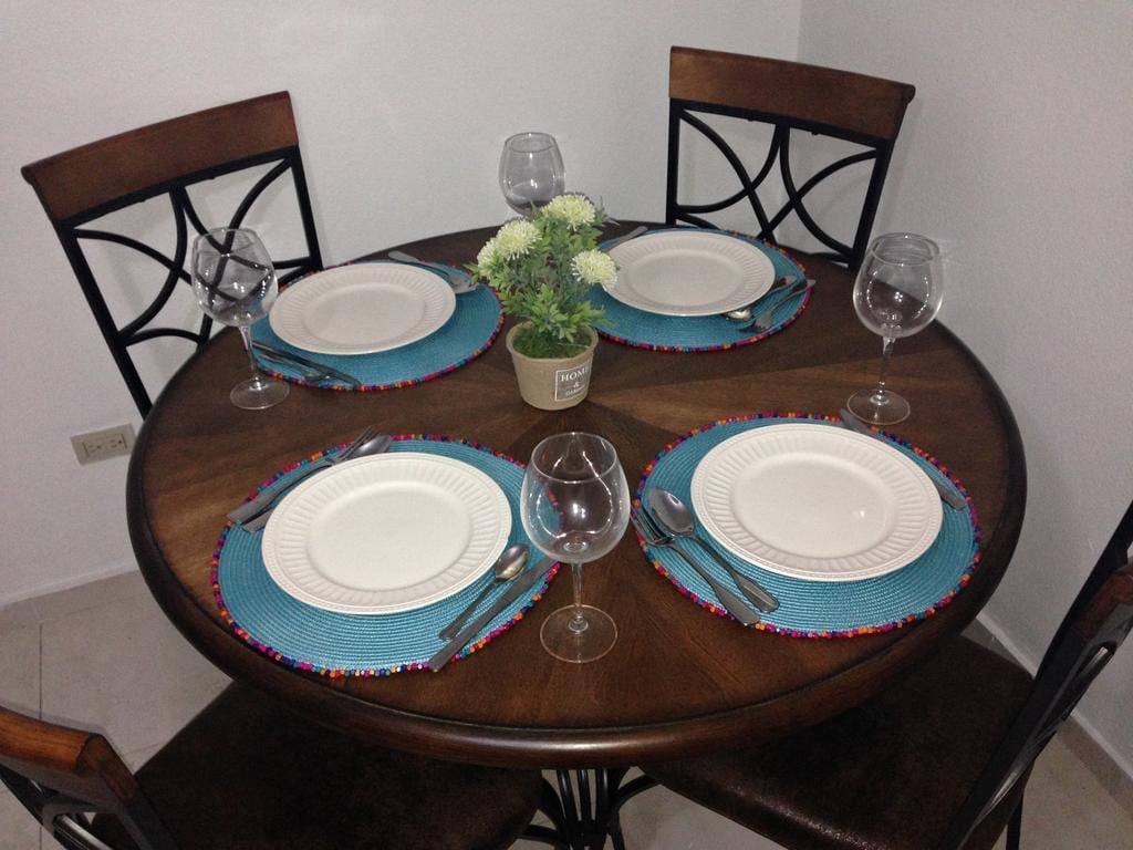 I rent a furnished vacation apartment for the season or a permanent rental on the Malecón in the University Zone.