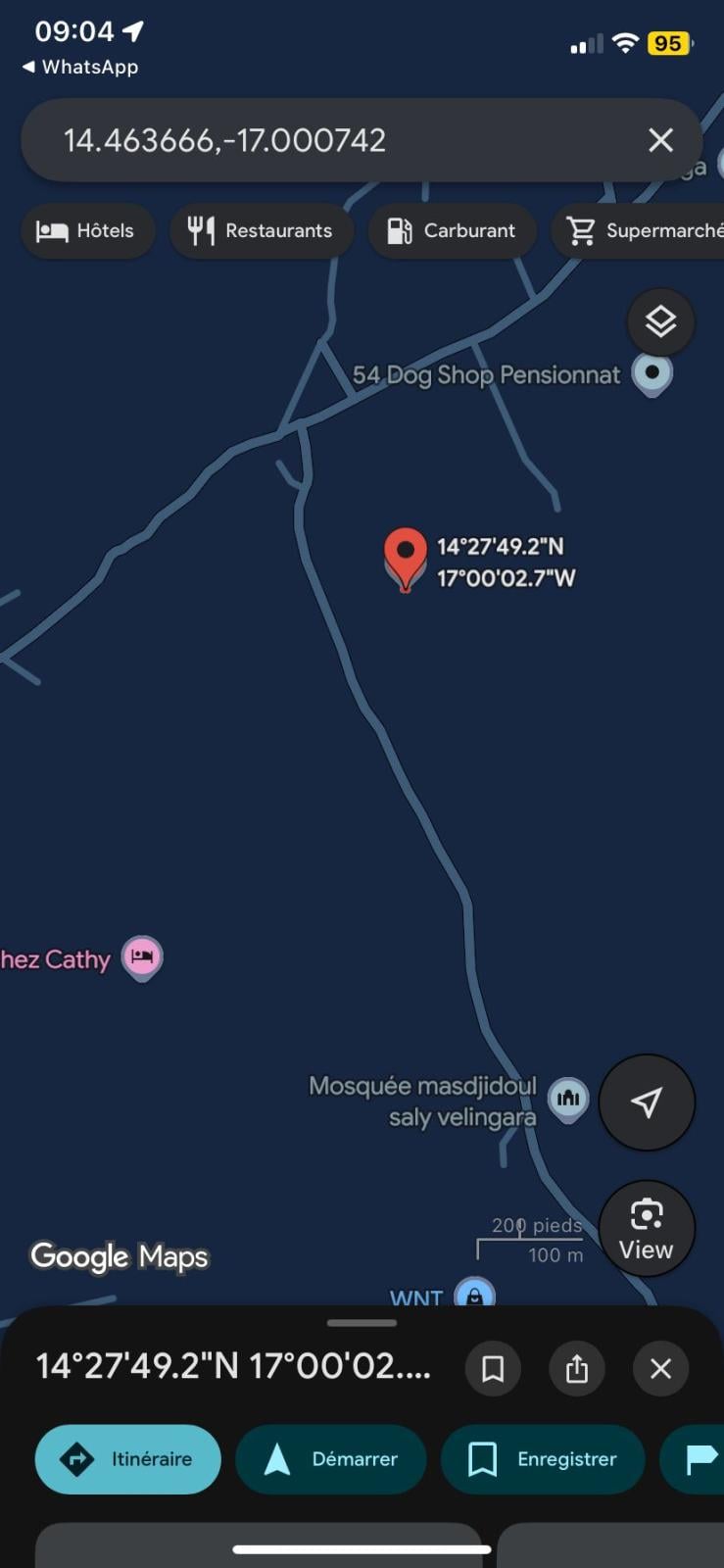 Terrain de 225 mètres carrés à vendre à Saly Sénégal