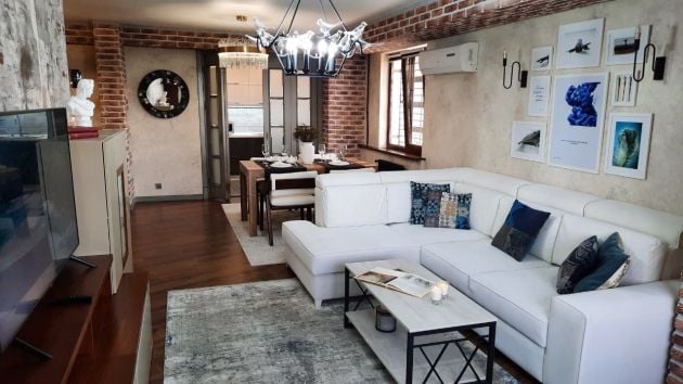 Professionally  designed 1 bedroom of 90 m2 in ctntral Tashkent