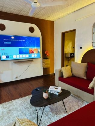 belle villa F3 meublée, située à la patte d'oie. 