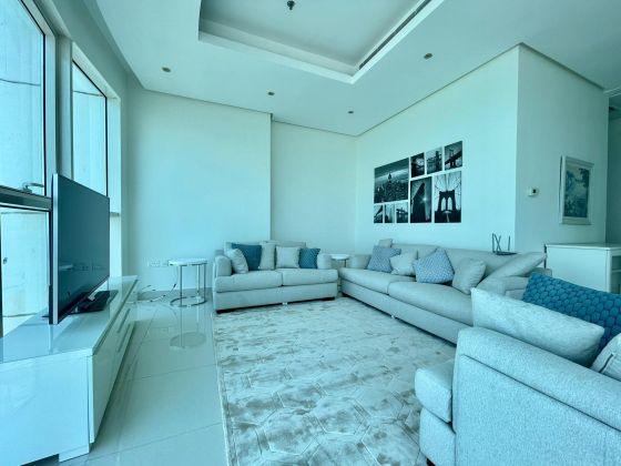 Three bedroom semi furnished apartment for rent in shaab
