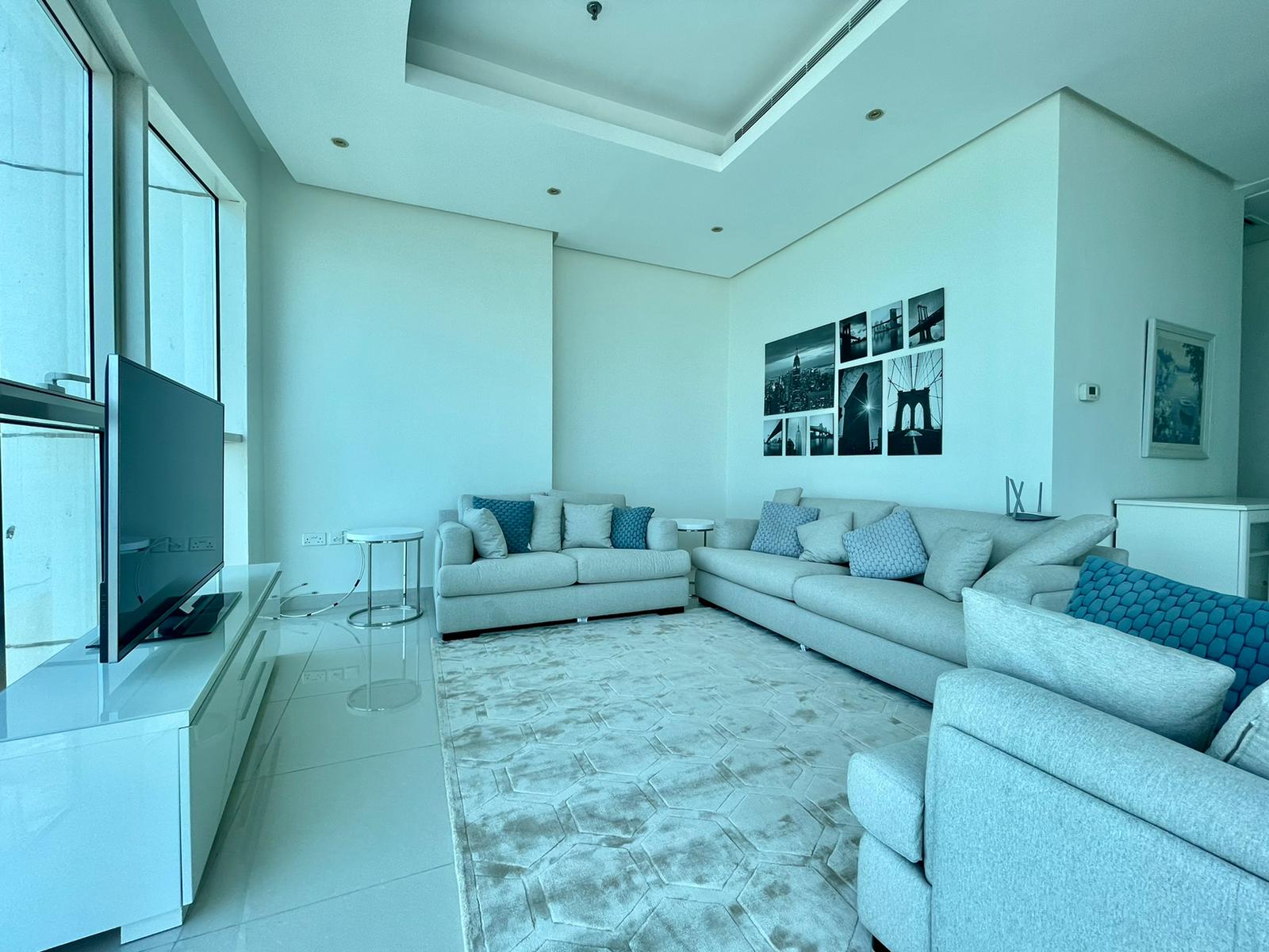 Three bedroom semi furnished apartment for rent in shaab