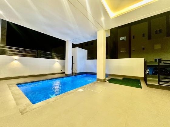 Brand new 4-Master bedroom Villa with private pool for rent in Abufathira