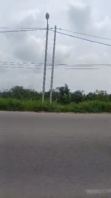 Terrain 1 ha 4698 M2 en bordure de voie yaou 8 kilo route de bonoua 