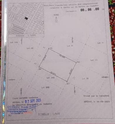 BIETRY vers la RUE DU CANAL vente terrain 600m2 (ACD).