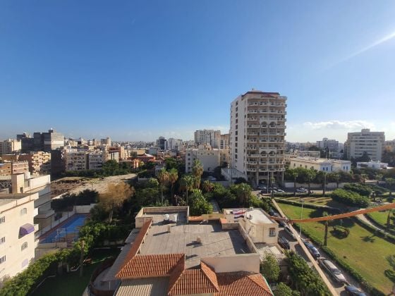 Appartement meublé - Kafr Abdou - Vue dégagée - Balcon