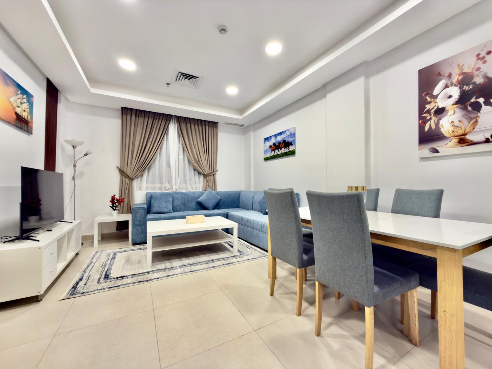 Brand New 3-Bedroom Furnished Apartment for Rent in Salmiya