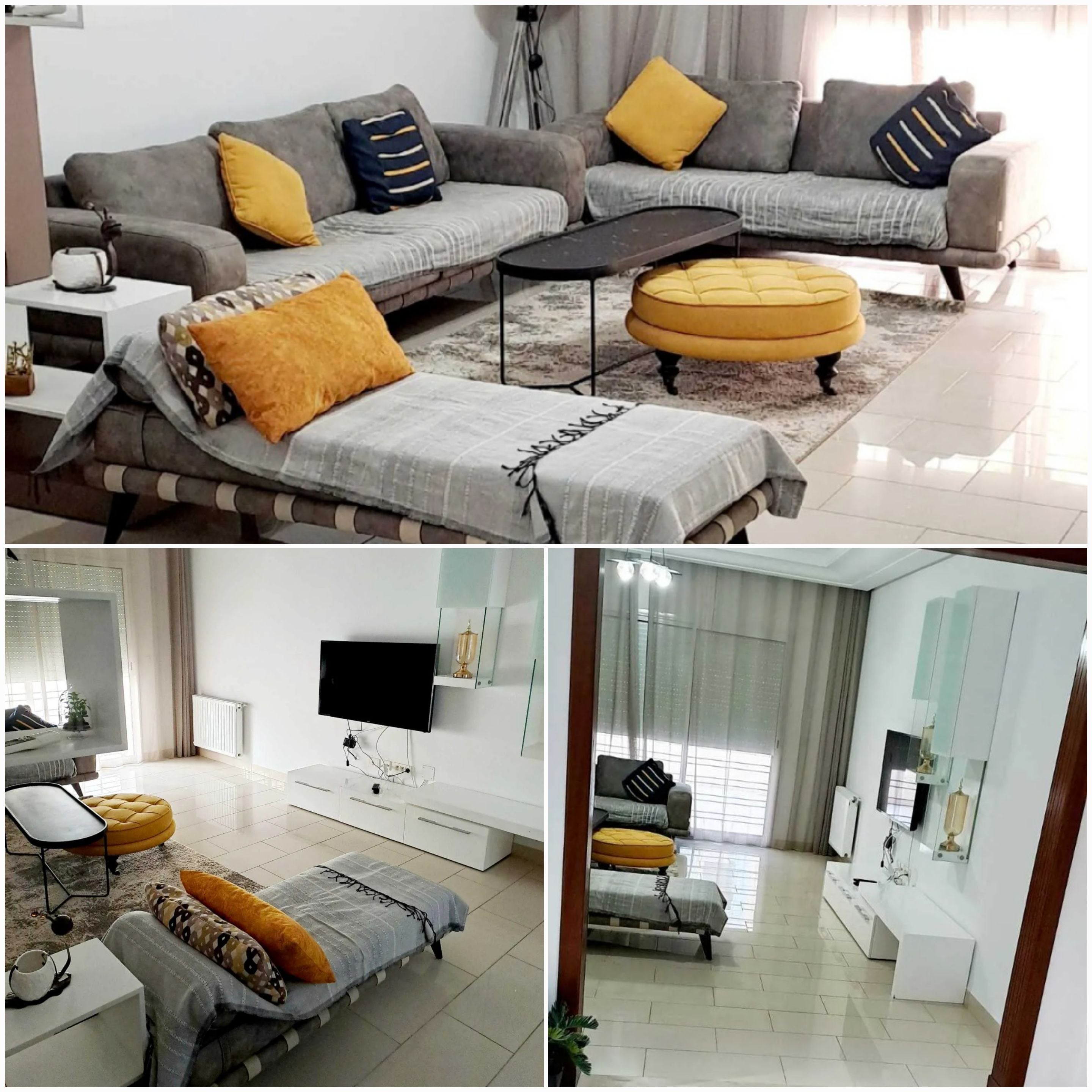 Particulier L Apt S4 meublé Neuf Cité Palmeraies proche lac2 