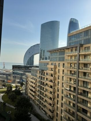 2 bədroom Sea view modern flat in Port Baku residence 