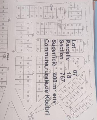 Une parcelle de 400m² dans la cité de la Diaspora OUAGA 2000 ...