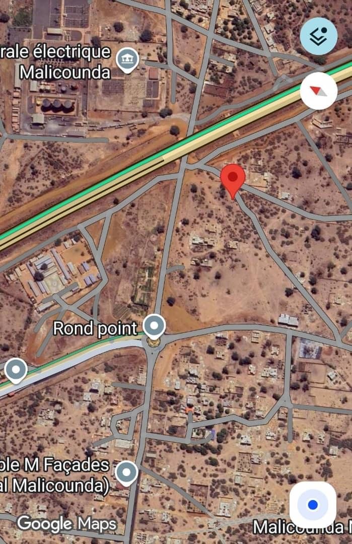 Terrain de 300 mètres carrés à vendre à Malicounda Sénégal
