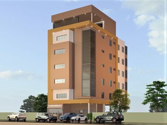 UN IMMEUBLE INACHEVÉ DE 5 NIVEAUX COMPRENANT 25 PIÈCES EN ...