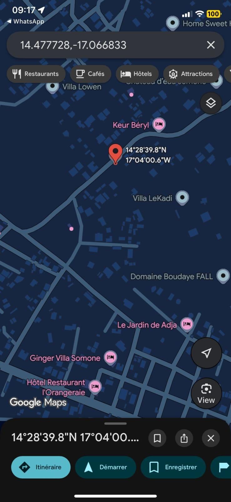 Terrain de 399  mètres carrés à vendre à Somone  Sénégal