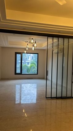 Park facing 3-bedroom apartment for rent in Jor Bagh