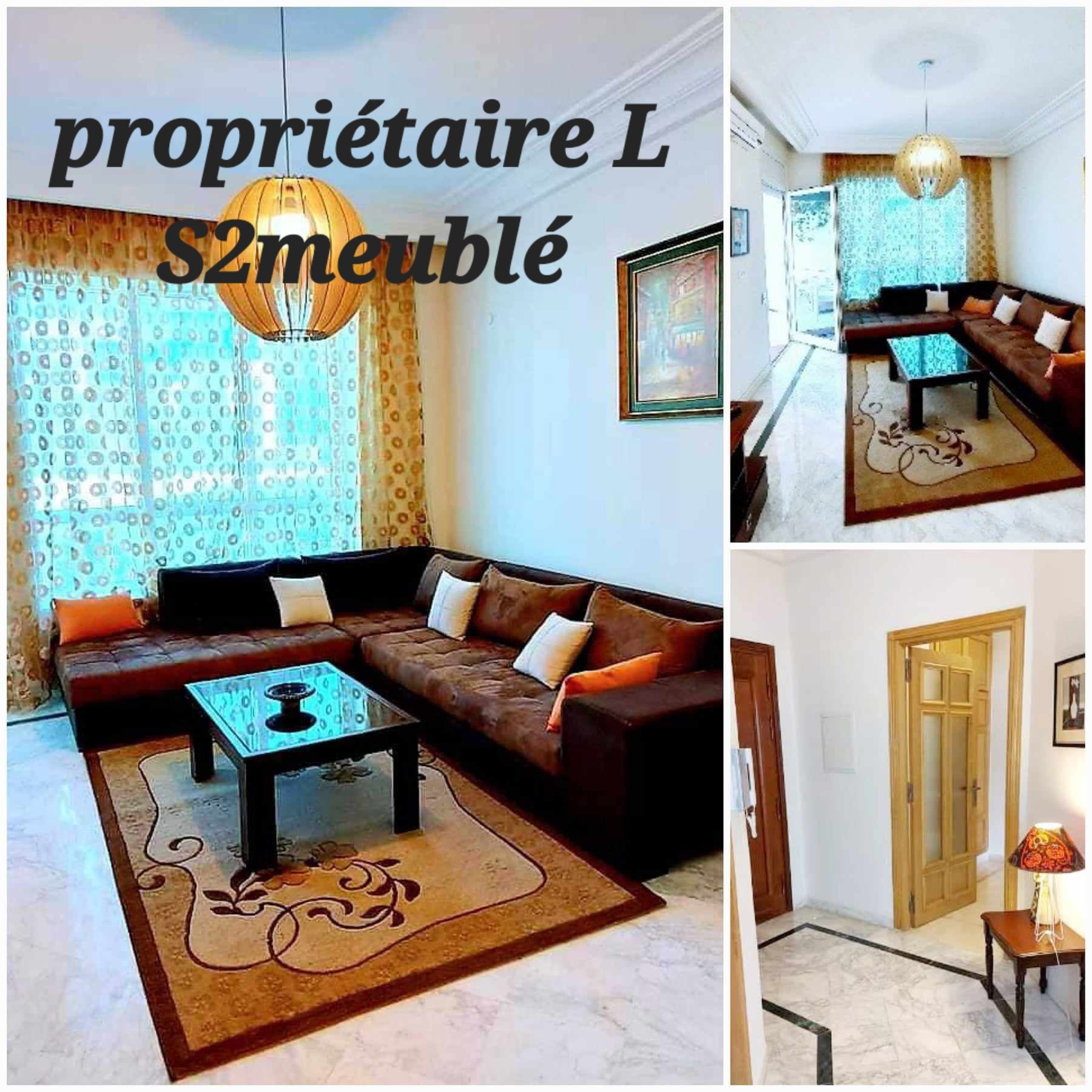 Private furnished apartment S2 in Ennasr2 for foreigners 