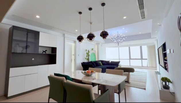 Renovated modern apt in Harmony with 3 rooms,facing Jinji lake 