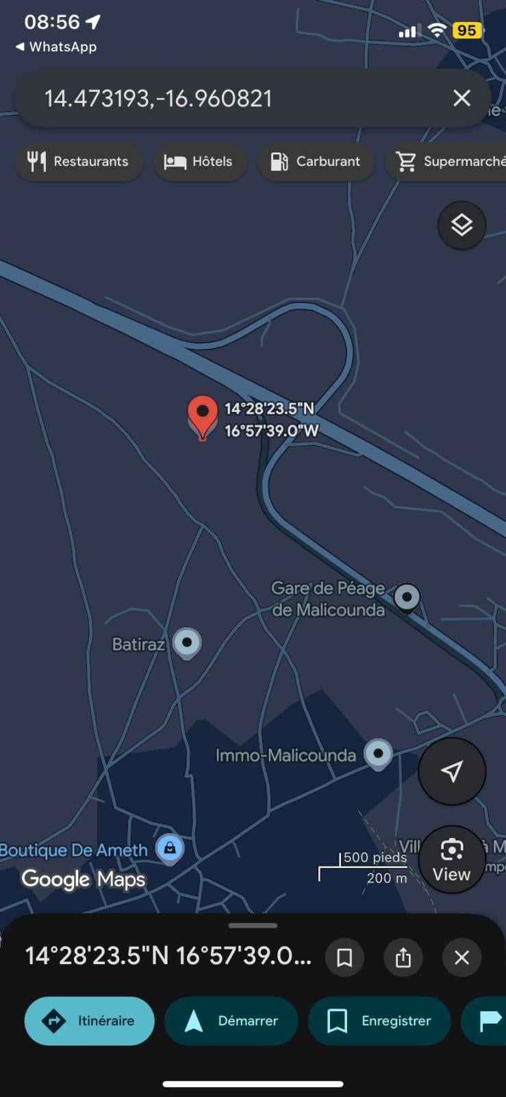 Terrains de 300 mètres carrés à vendre à Malicounda Sénégal