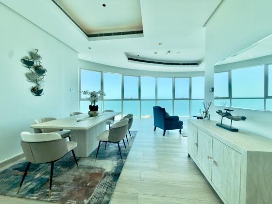 Three bedroom semi furnished apartment for rent in shaab