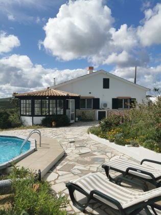villa vue Océan sur les hauteurs de Tavira