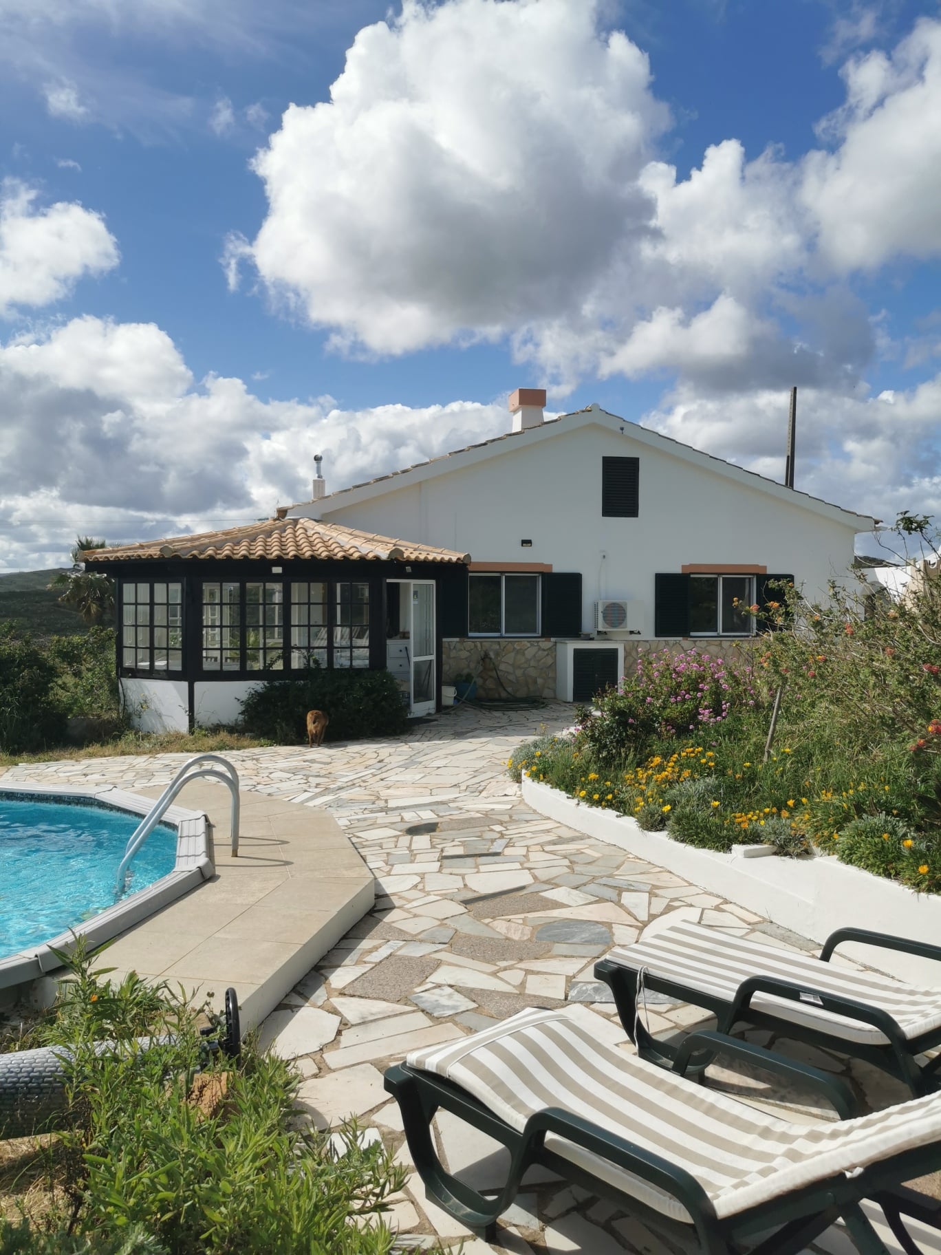 villa vue Océan sur les hauteurs de Tavira
