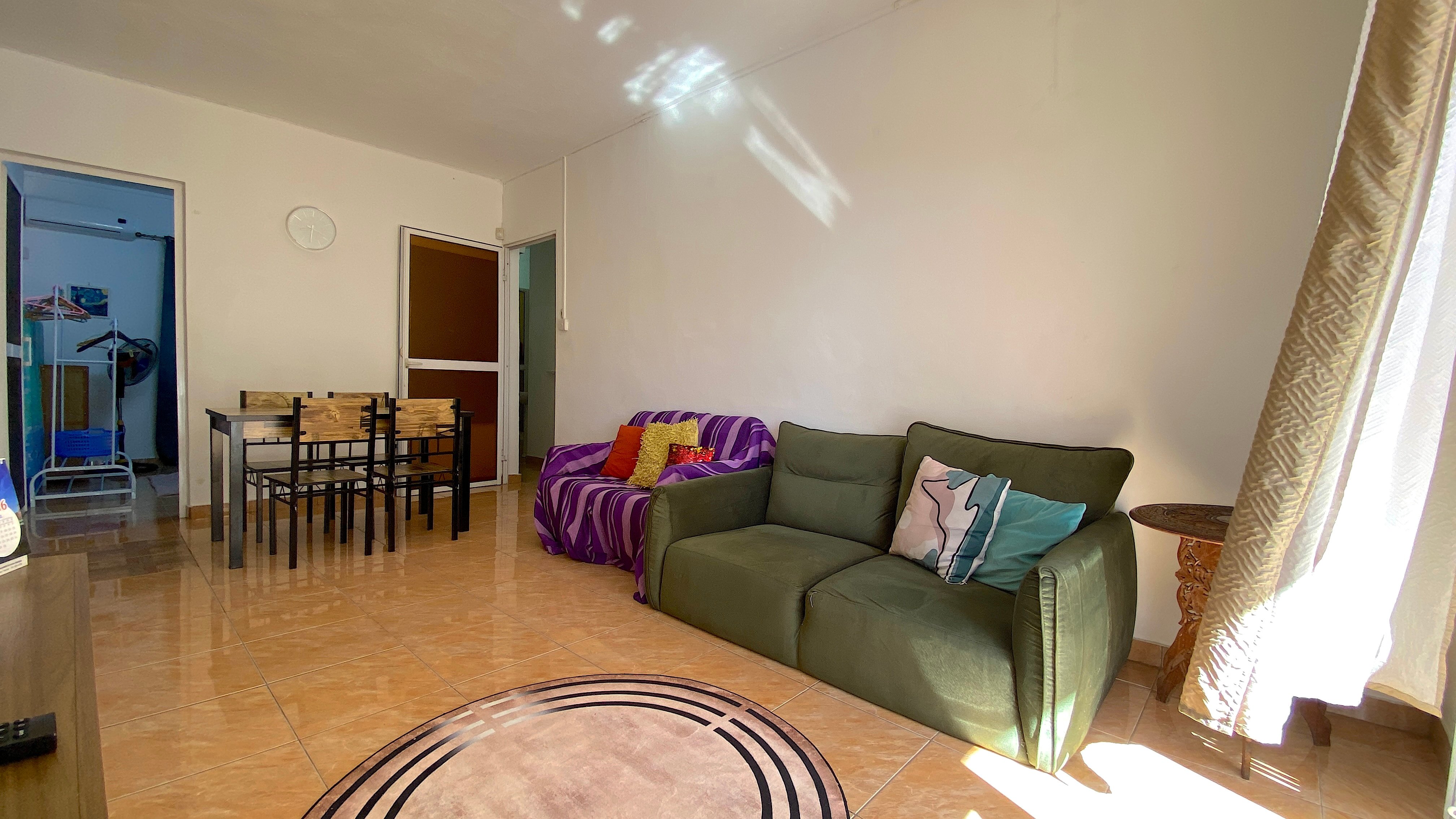 Location – Appartement meublé et climatisé de 3 chambres – Pereybere, Maurice