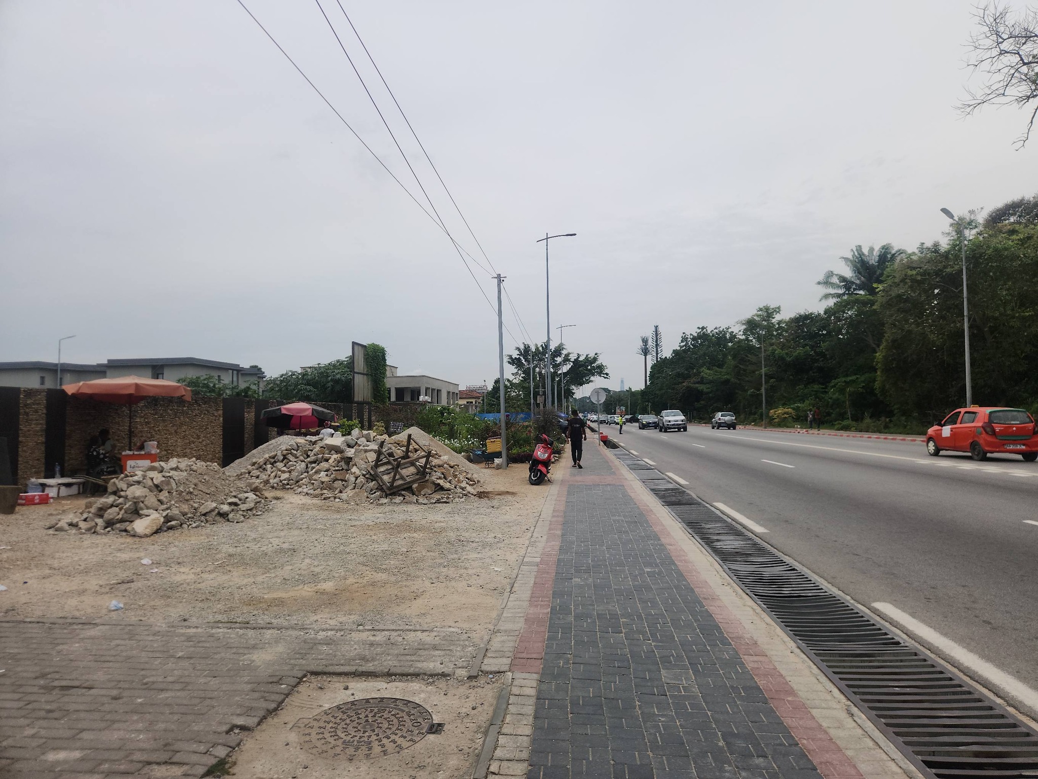 Cocody golf grande voie cité lagune beach, vente terrain 2930m2