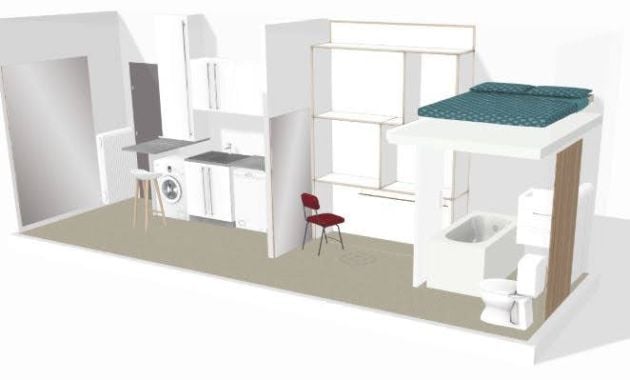 Bright & Quiet Studio with Eiffel Tower View – Paris 17 (Wagram)