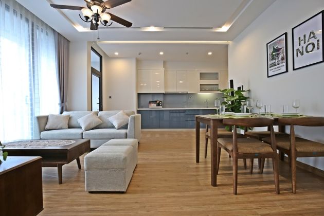 Nice, modern 2 – bedroom apartment with balcony in Ba Dinh district ...