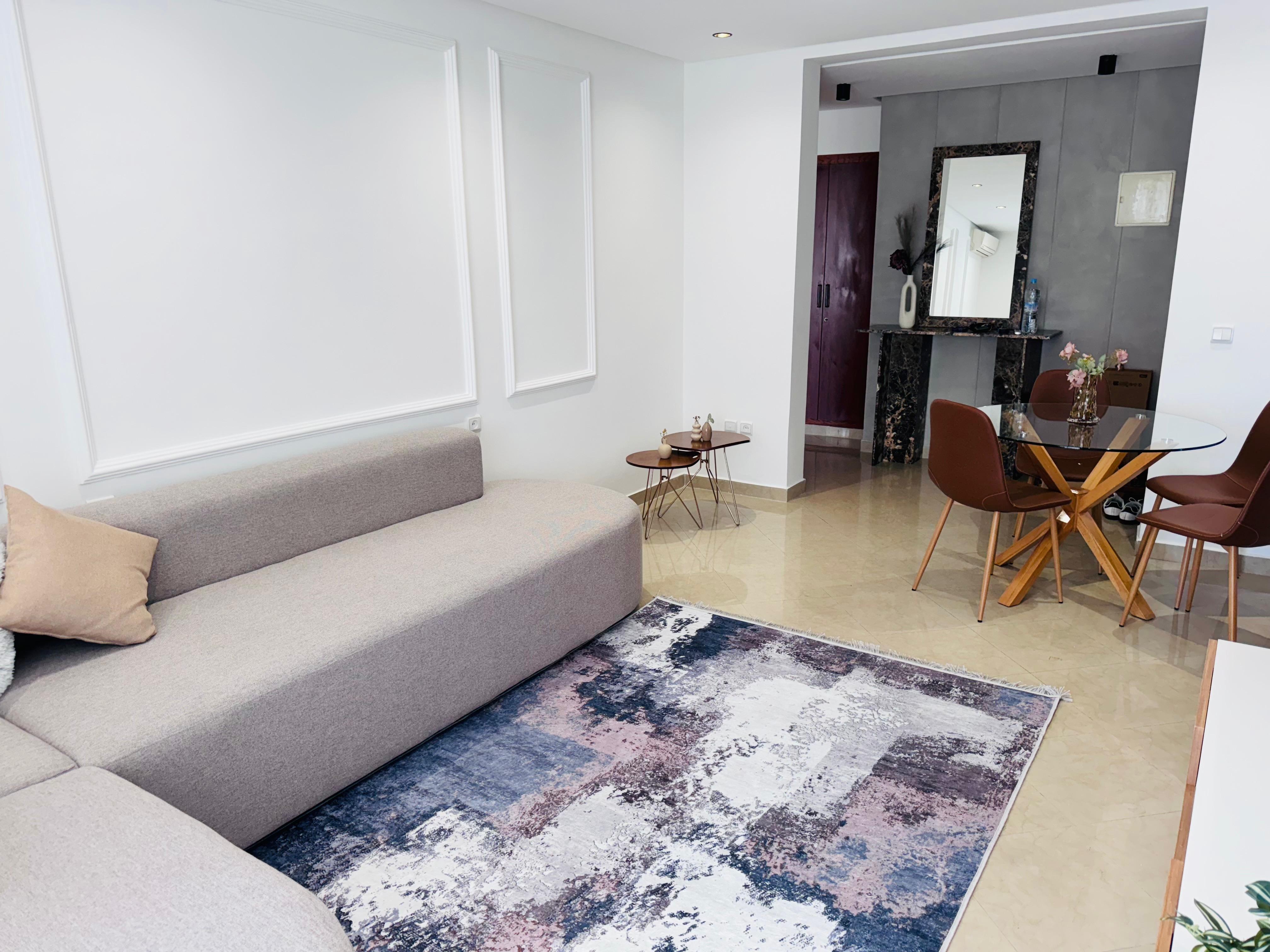 Beautiful Secure Apartment for Long-Term Rent in the Heart of Casablanca