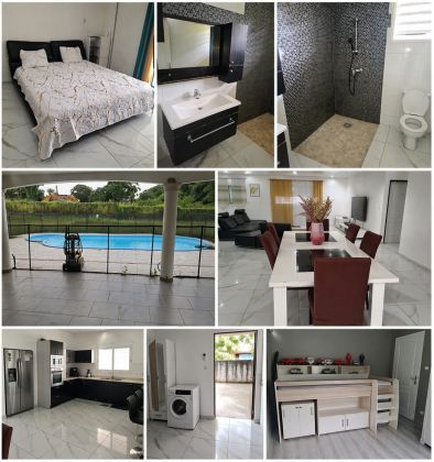 Maison meublée avec piscine, double garage et grand terrain – ...