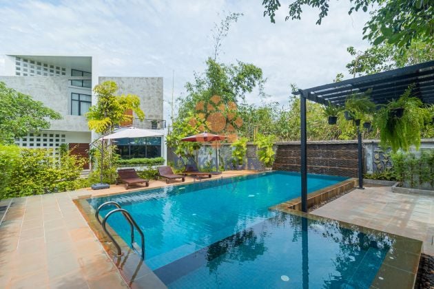 Modern Villa for Rent with Pool in Siem Reap-Sala Kamreuk