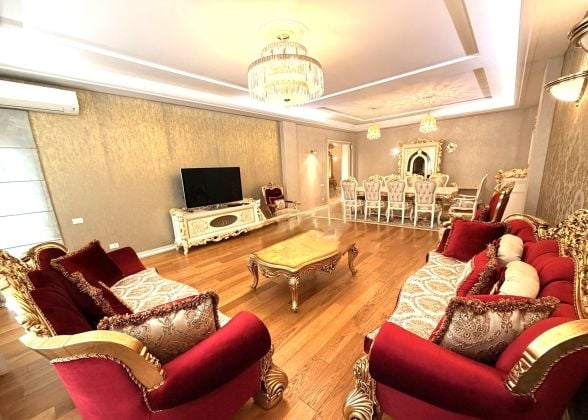 Yasamal area . 2 bedroom and 2 bathroom apartment for rent in Mirvari ...