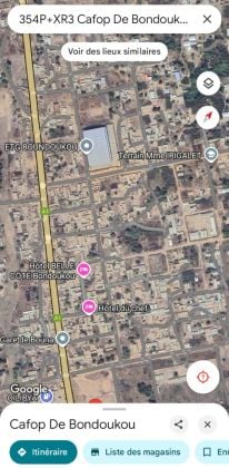Terrain de 700 m2  avec ACD à vendre à Bondoukou