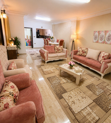 Furnished Apartment for Short-Term Rent in Obour City – Families 