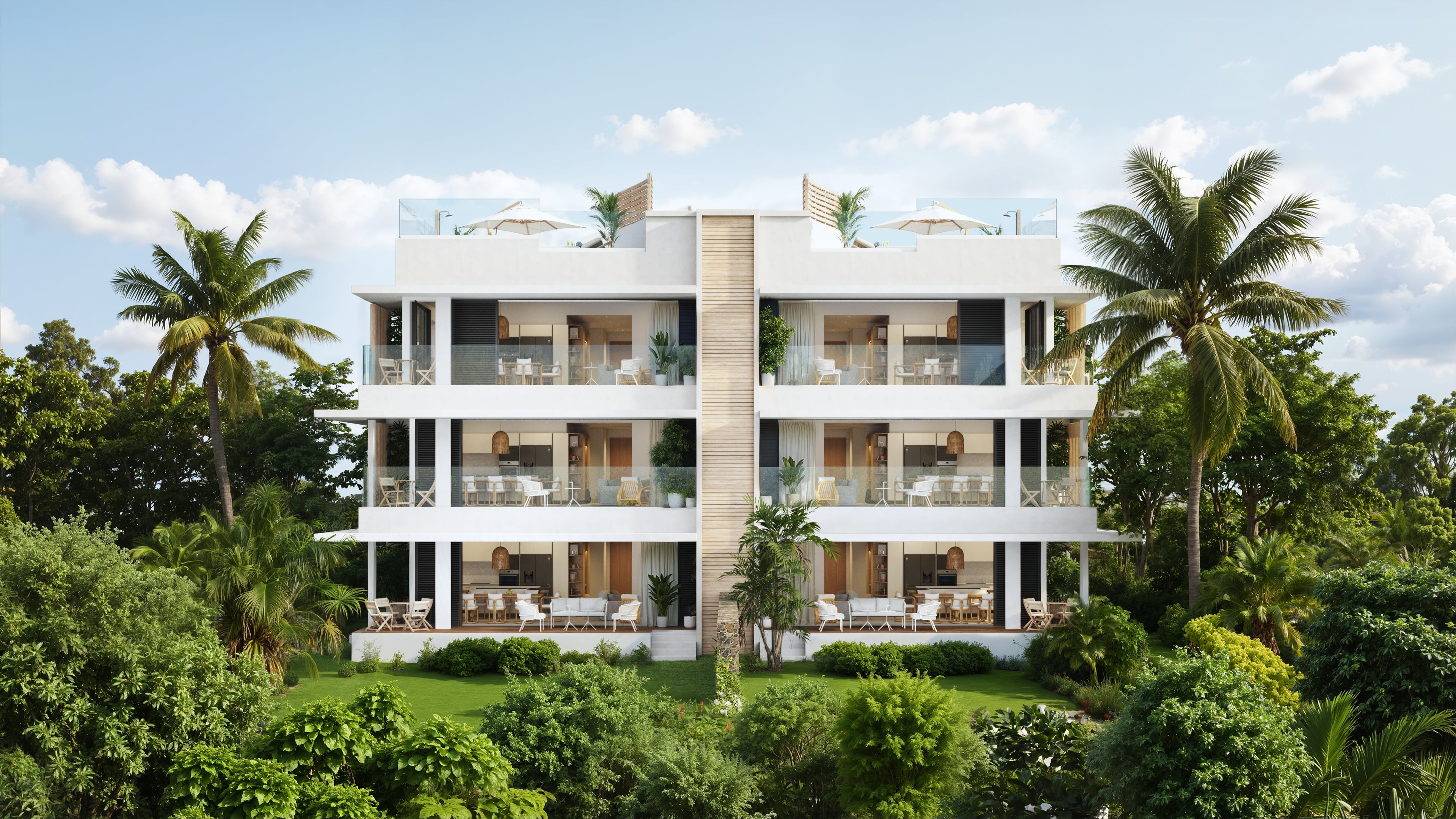 SPLENDIDE RESIDENCE VUE MER & A 2 MINUTES DE LA PLAGE A POINTE AUX CANONNIERS – ILE MAURICE