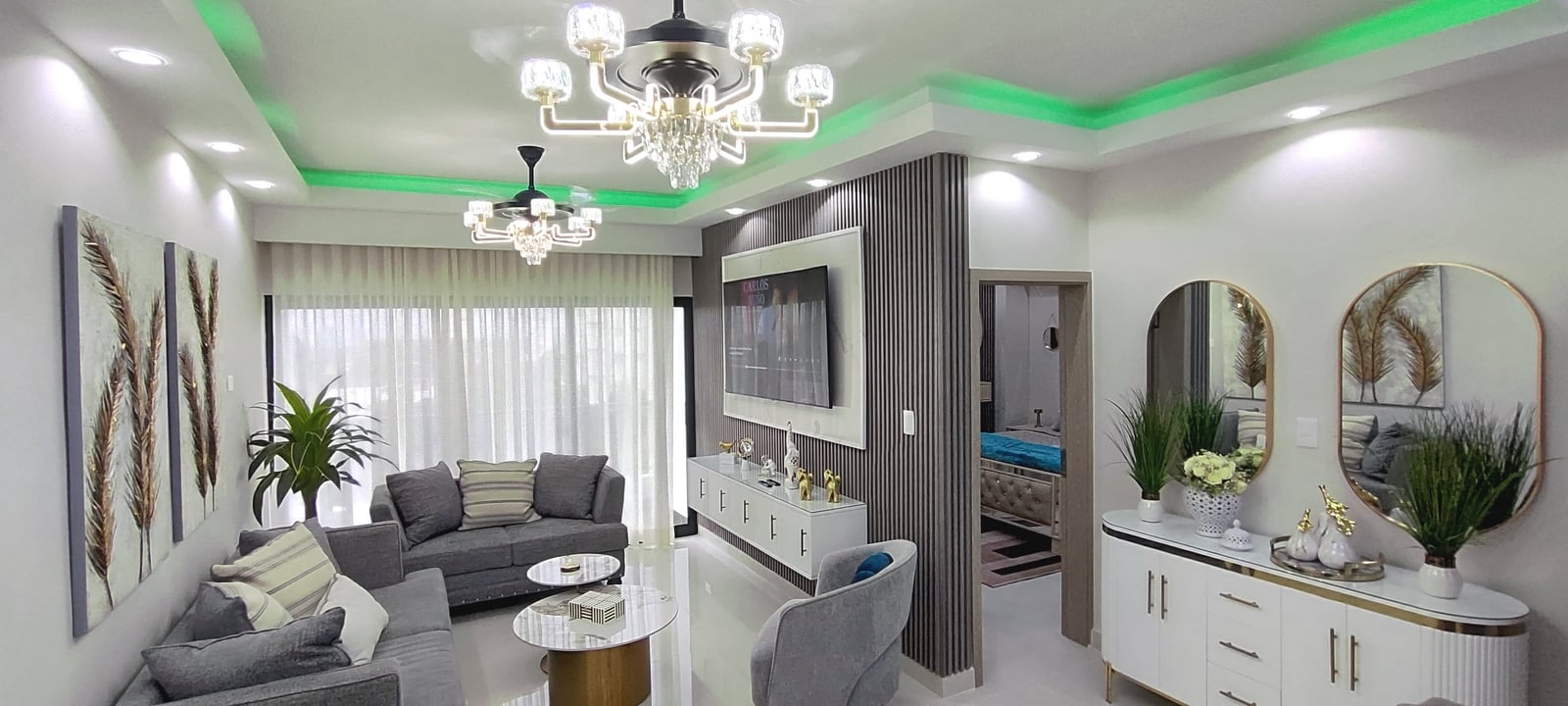 *Moderno apartamento de 2 habitación en torre, Santo Domingo