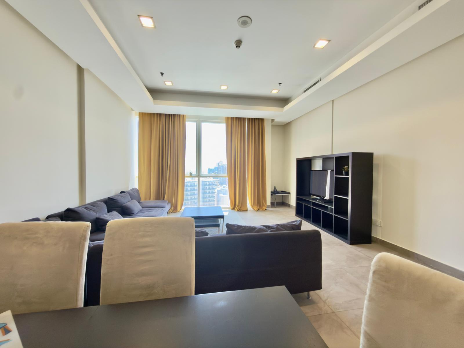 Modern 3 bedroom Duplex Seaview apartment for rent in Salmiya