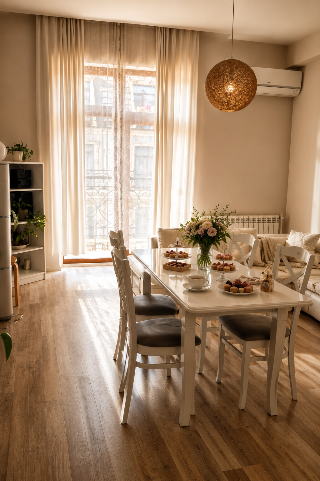Stylish Fully Furnished 3-Bedroom Apartment in White City, Baku