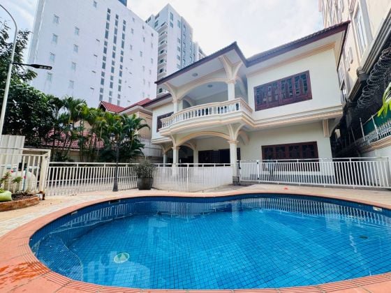 Spacious Pool Villa for Rent in Boeung Keng Kang 1