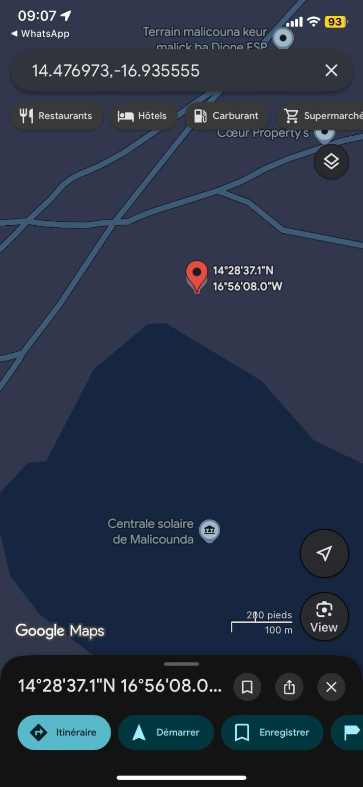 Terrain de 300 mètres carrés à vendre à Malicounda Sénégal