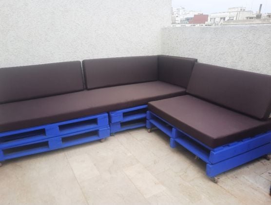 Location meublé avec grande terrasse 