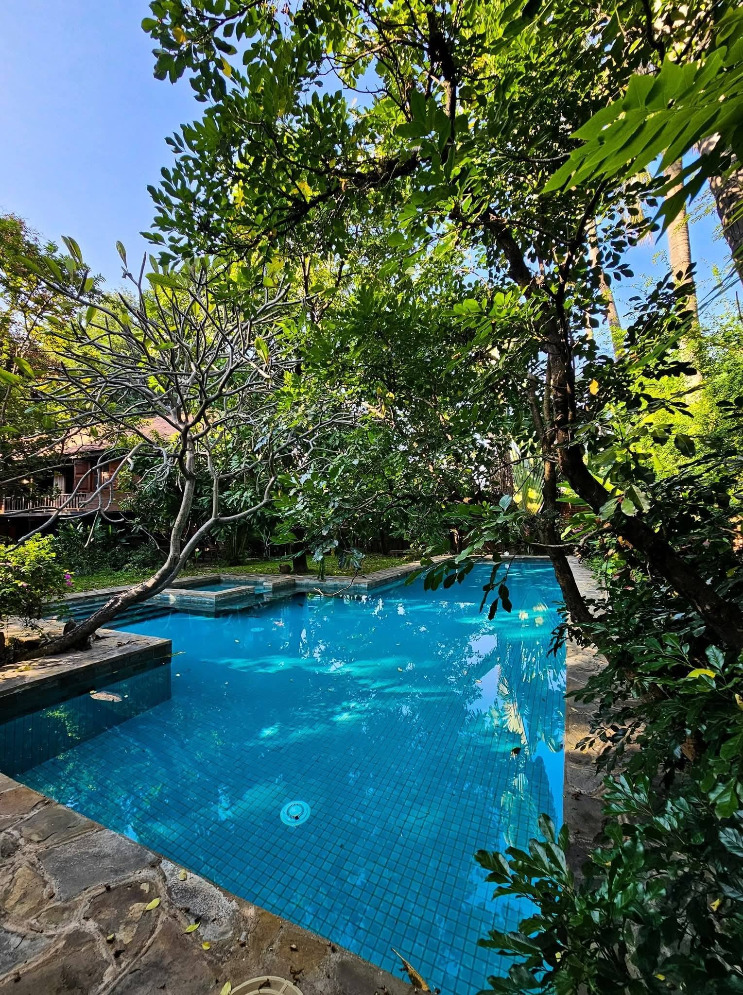 Traditional Wooden House 2 bedroom , outdoor swimming pool 