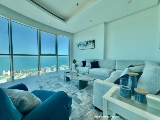 Three bedroom semi furnished apartment for rent in shaab