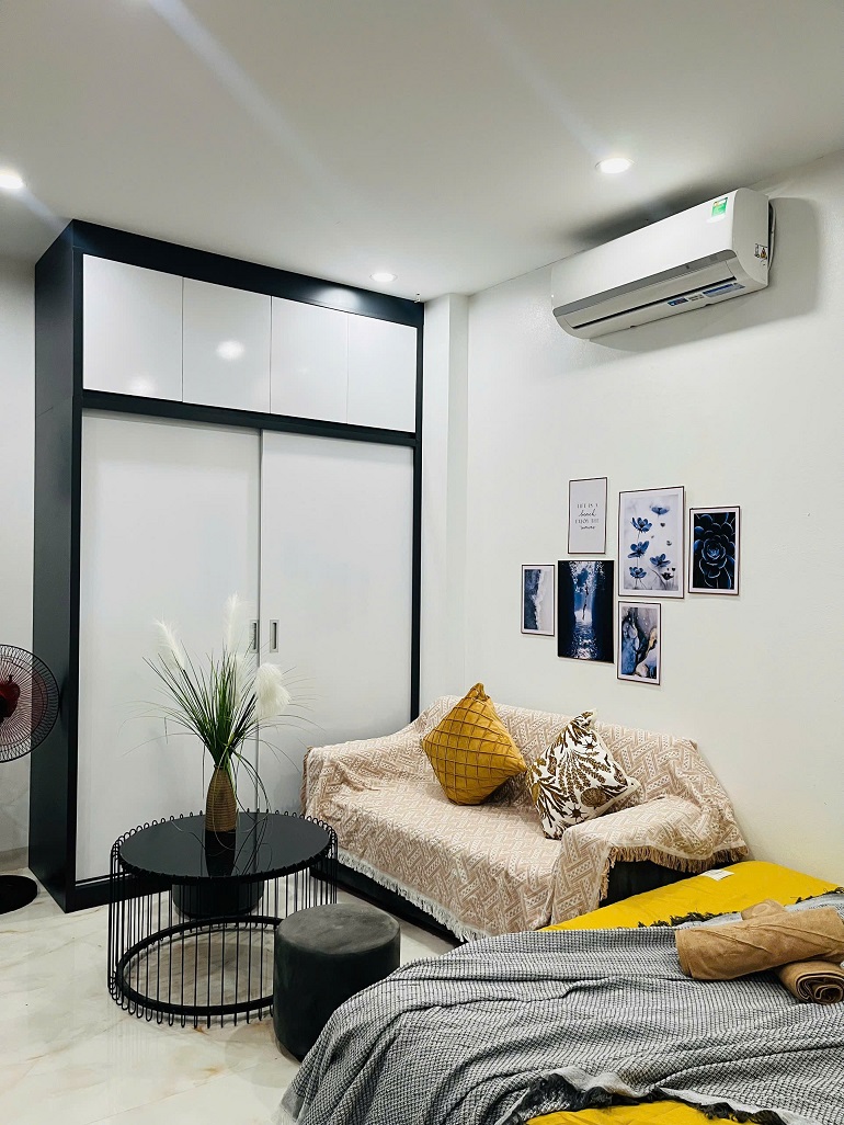Nice, modern studio apartment in Ngoc Ha street, Ba Dinh district for rent