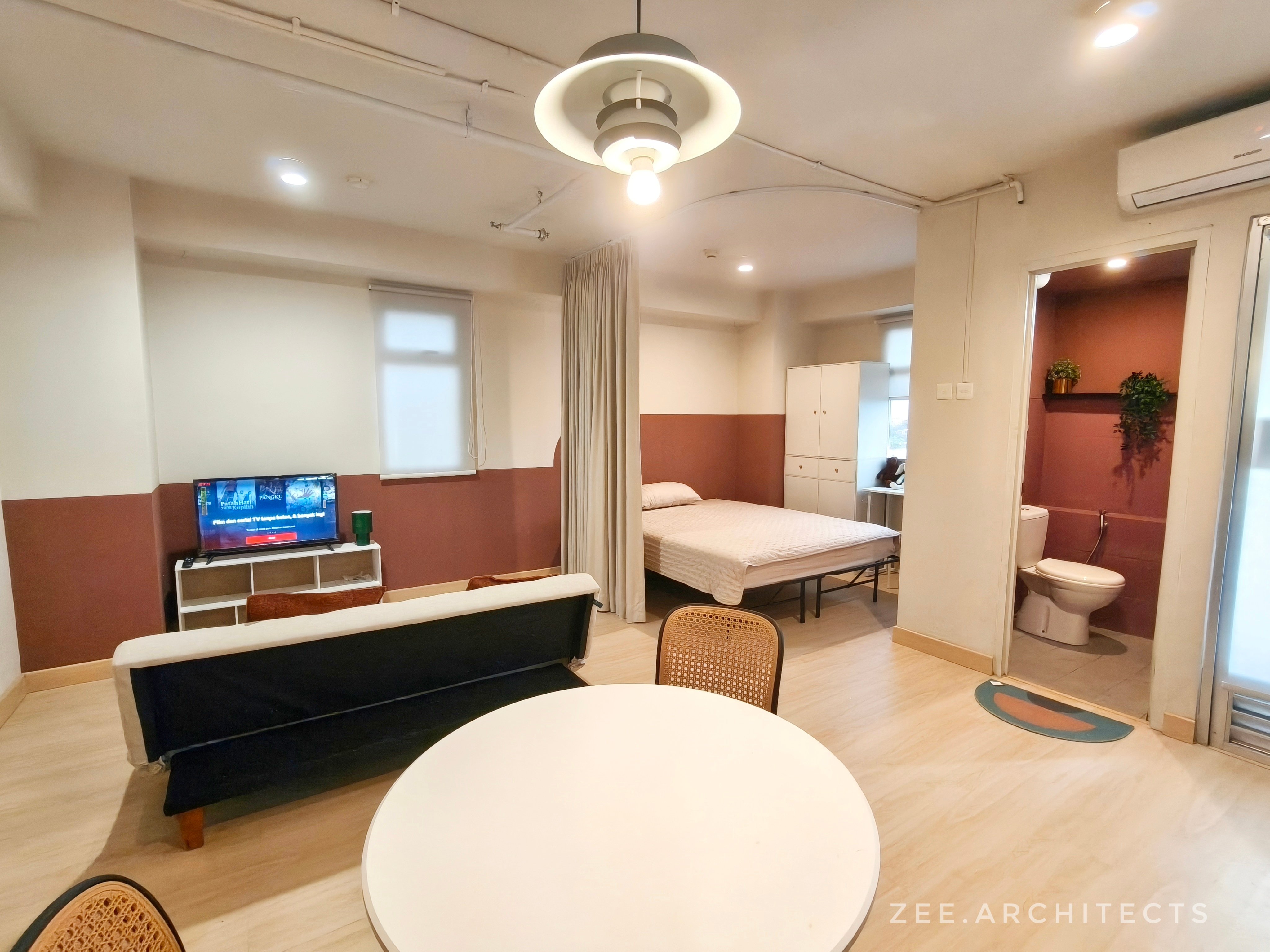 For Rent 2 BR converted Kalibata City apartment