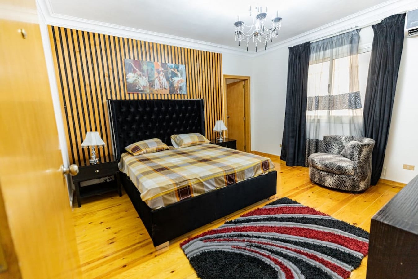 Furnished Maadi apartment with parking for monthly stays